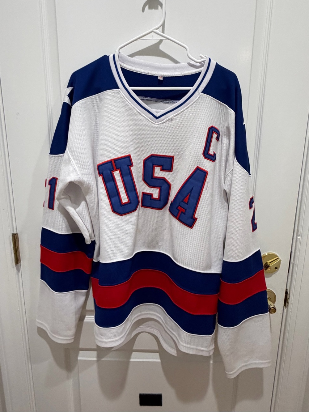Miracle Jersey, USA #21 🏒